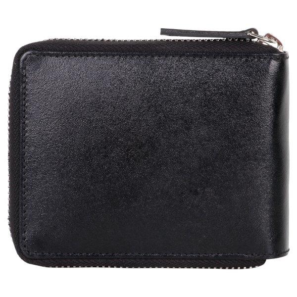 Full Grain Zipper Bifold Wallet SD 036