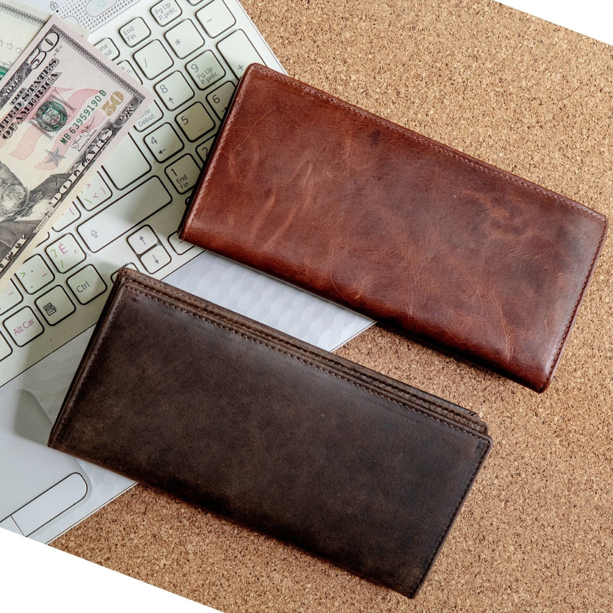 Heritage Continental Wallet SD 033 (Coffee)