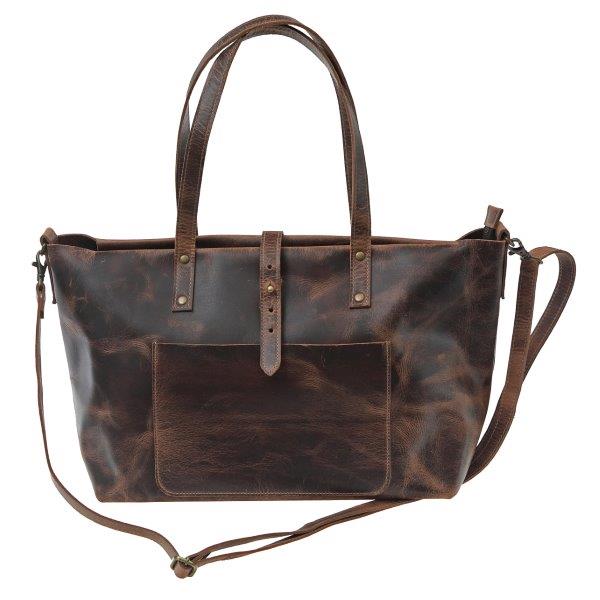 Mordernist Leather Classic Tote Purse SD 066 (Retro) 18''*12''*7.5'' Inch
