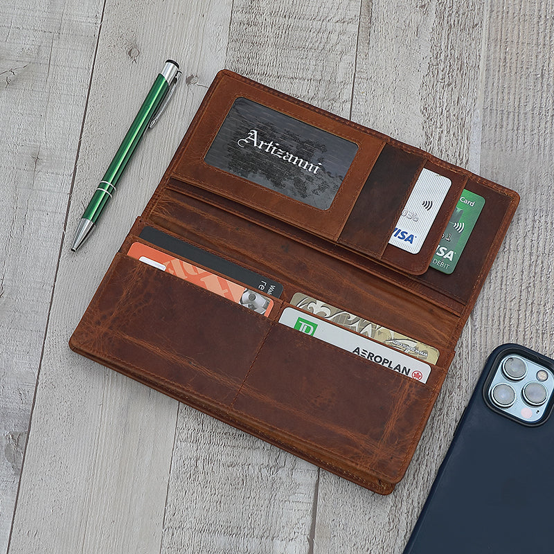 Heritage Continental Wallet SD 033 (Coffee)