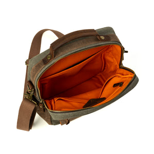 Artizanni Backpack for Men Women, Canvas Waxed Shoulder Bag Carry On Travel