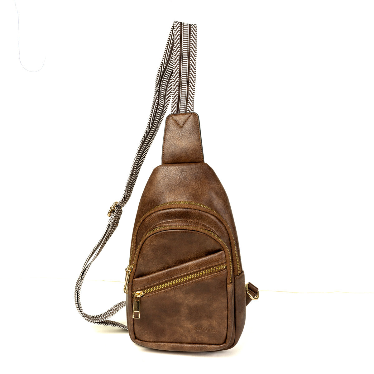 Artizanni Leather Sling Bag for Women Crossbody Bag Fanny Pack Shoulder Strap
