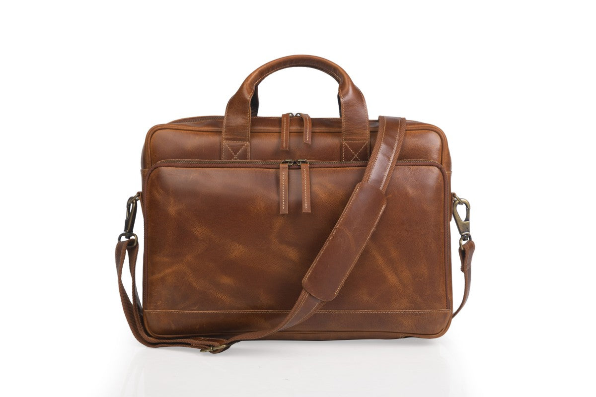 Buffalo Leather Pilot Bag AZ 058  16.25''*11.75''*3'' Inches (L*H*B)