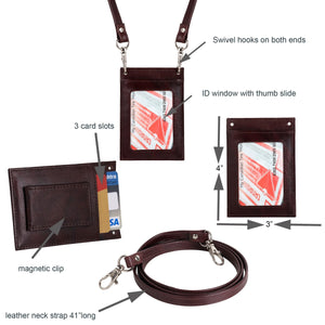 Genuine Leather Slim Detachable Money Clip SD 001