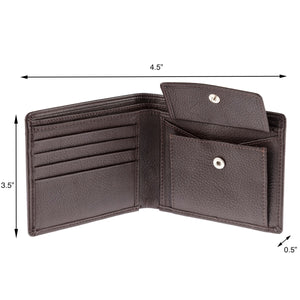 Full Grain Leather Bifold Wallet SD 038