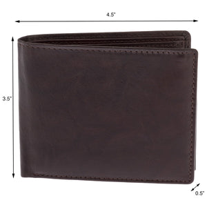 BIFOLD WALLET WITH ID WINDOW