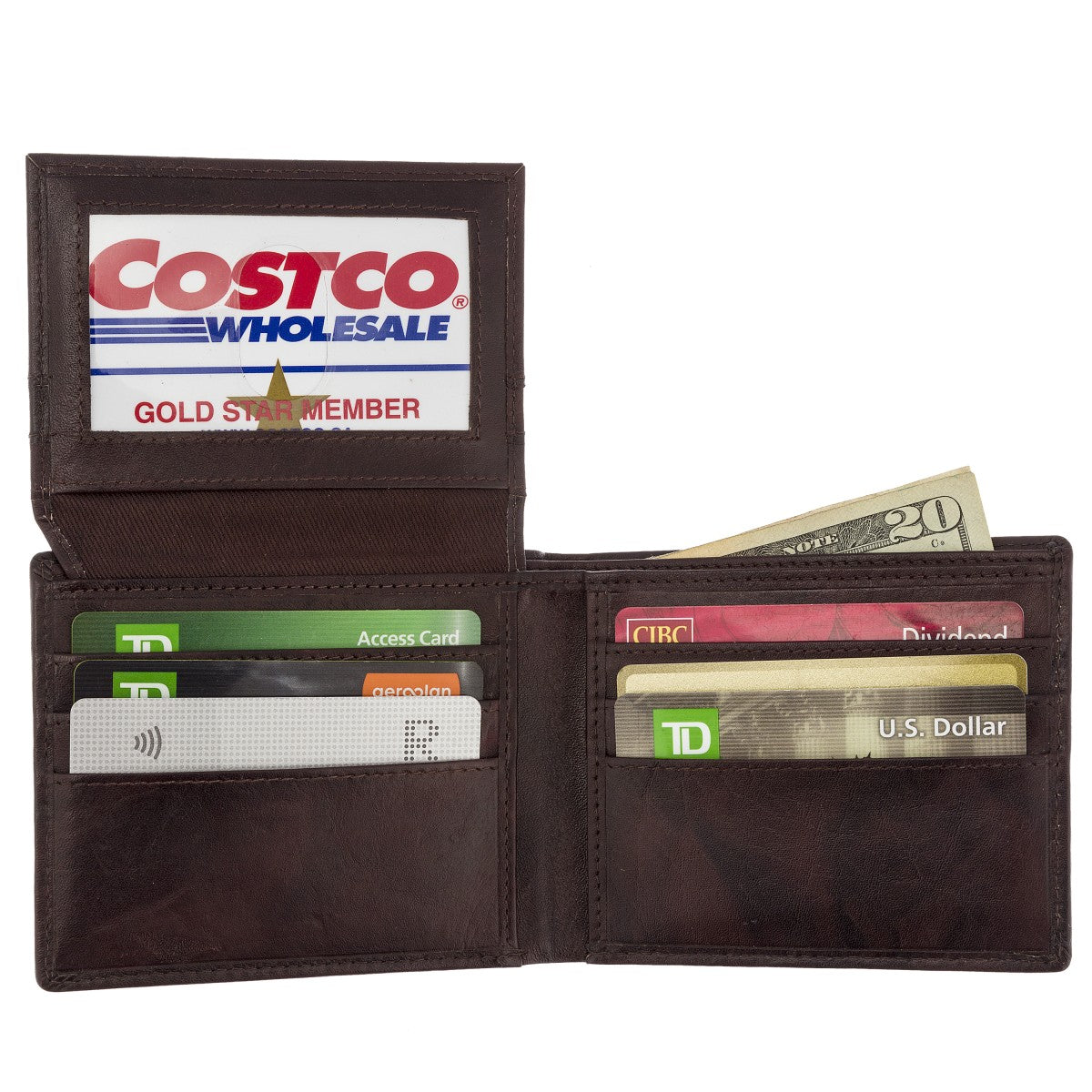 BIFOLD WALLET WITH ID WINDOW