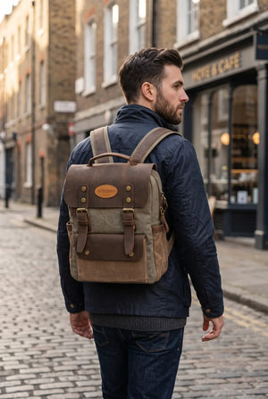Artizanni Backpack Canvas Waxed