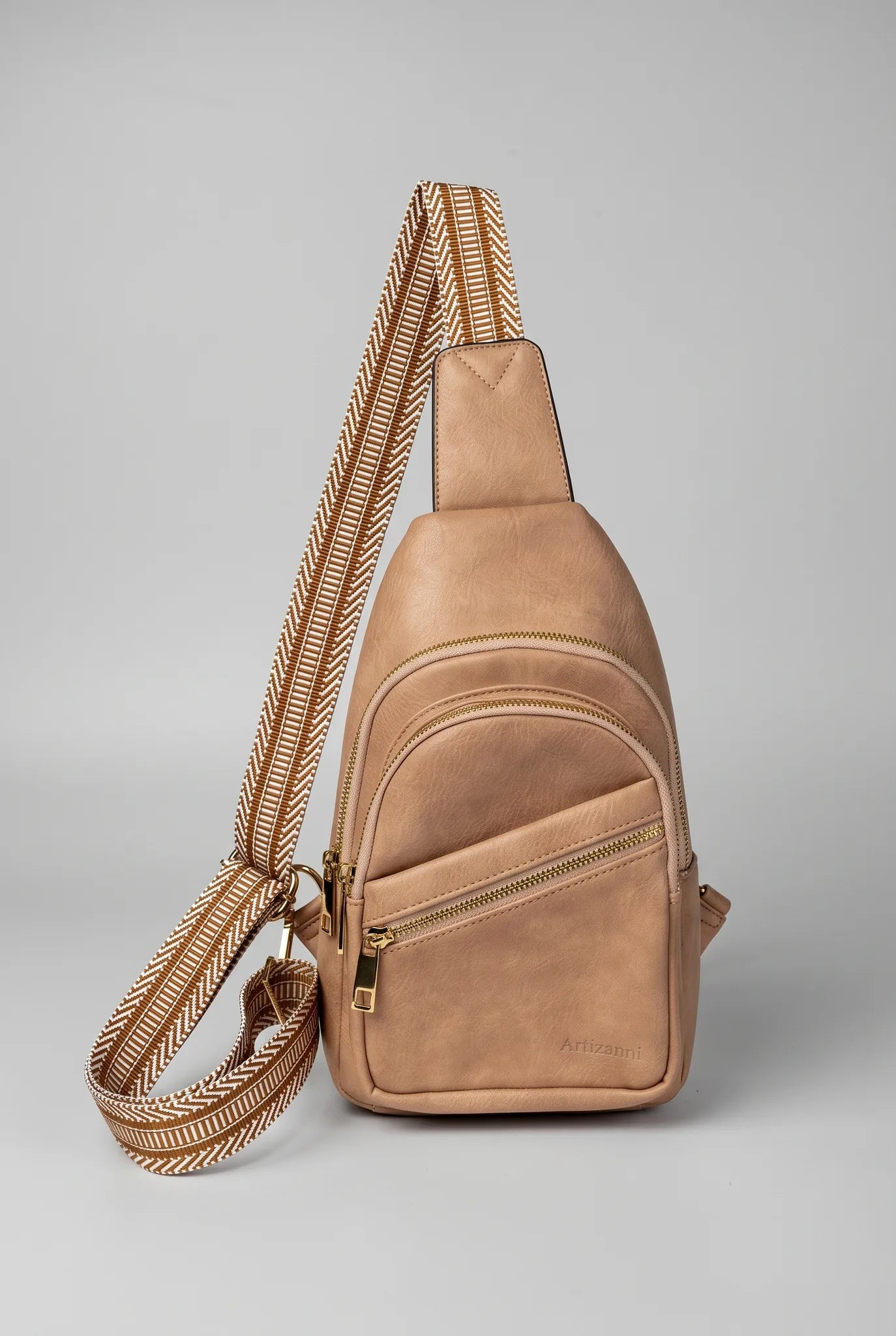 Leather Sling Bag Crossbody