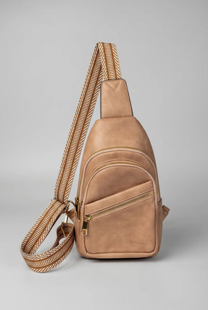 Leather Sling Bag Crossbody