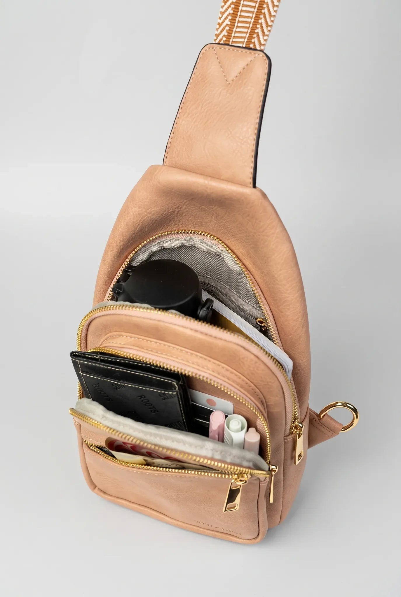 Leather Sling Bag Crossbody