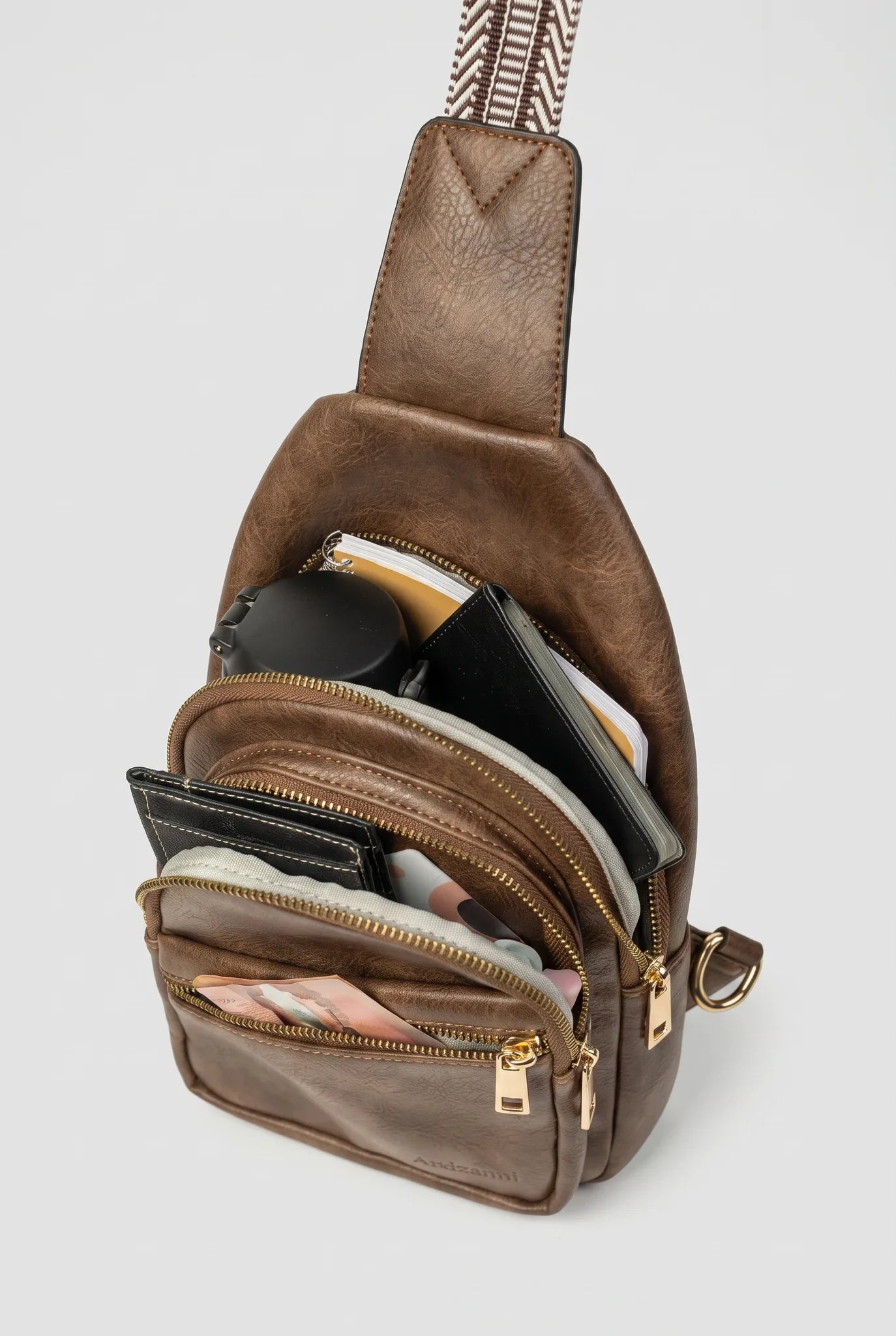 Leather Sling Bag Crossbody