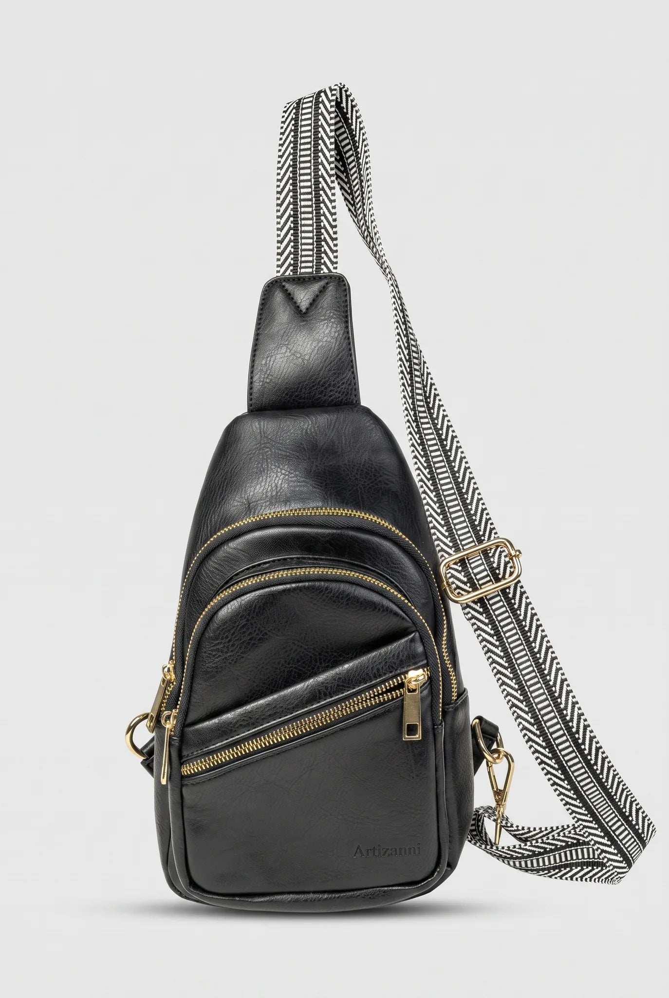 Leather Sling Bag Crossbody