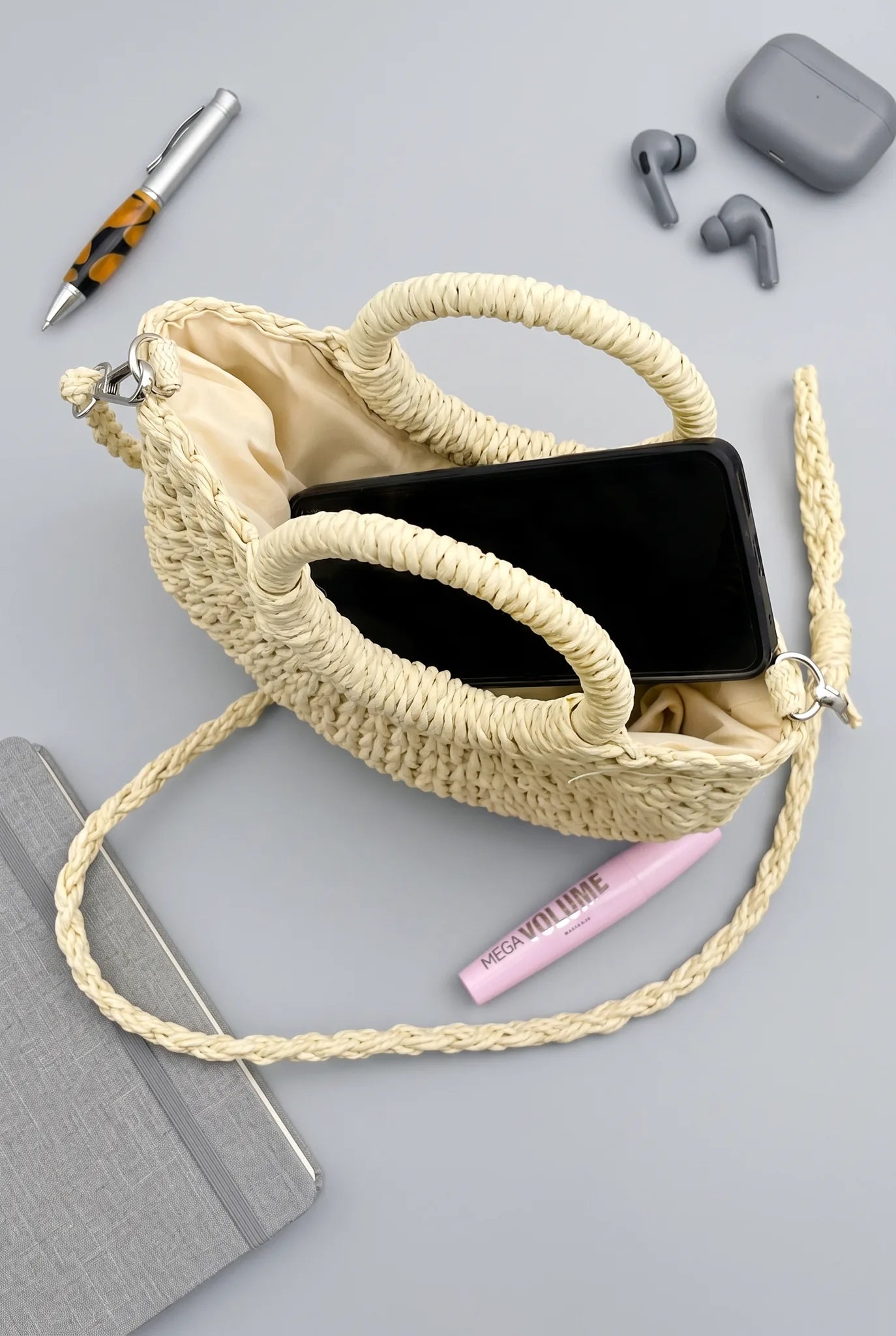 Rattan Straw Handbag