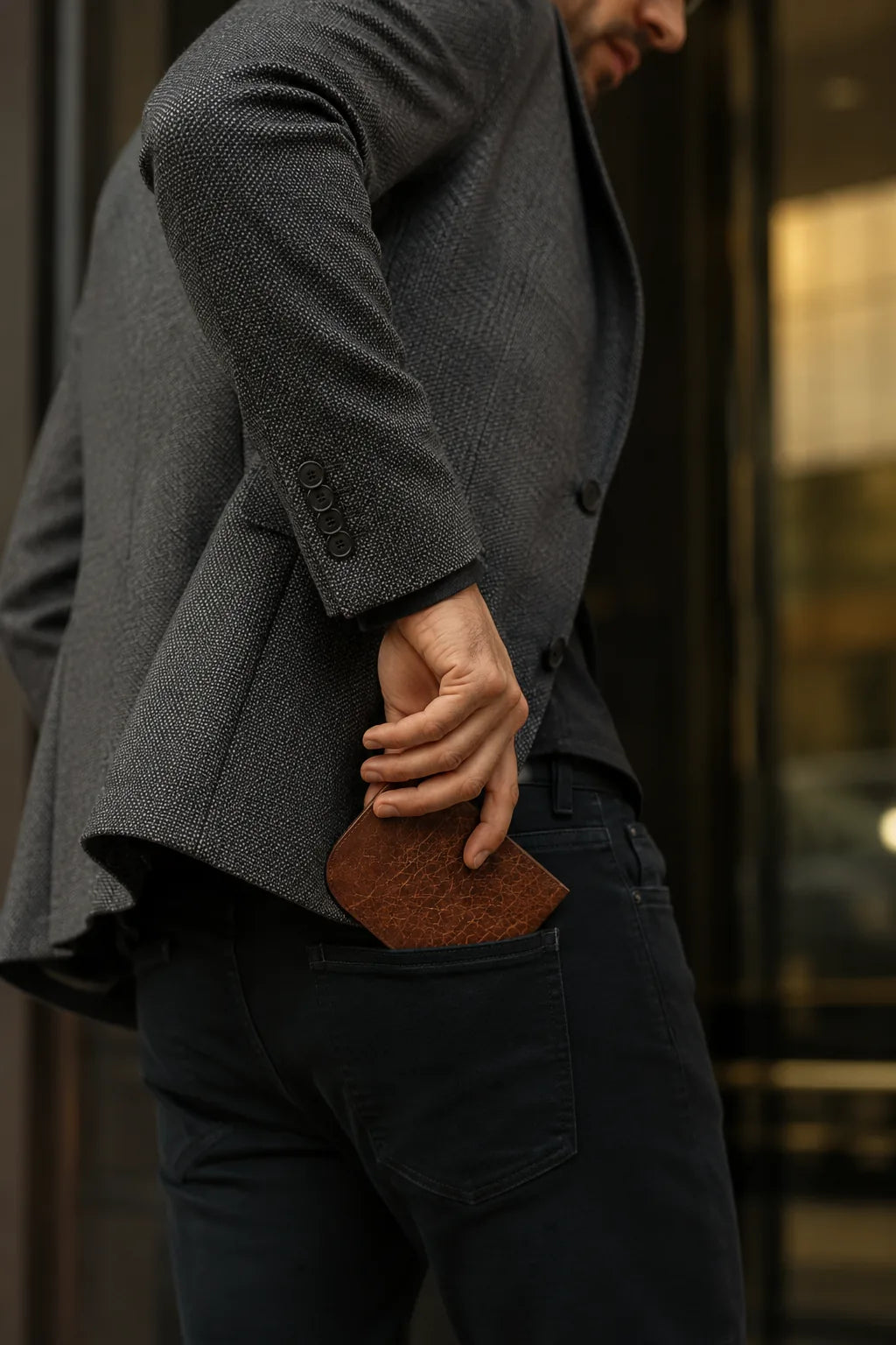 Bifold Ergonomic Holder Brown