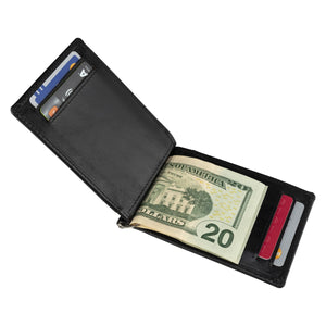 Money Clip Leather Holder Wallet SD 002