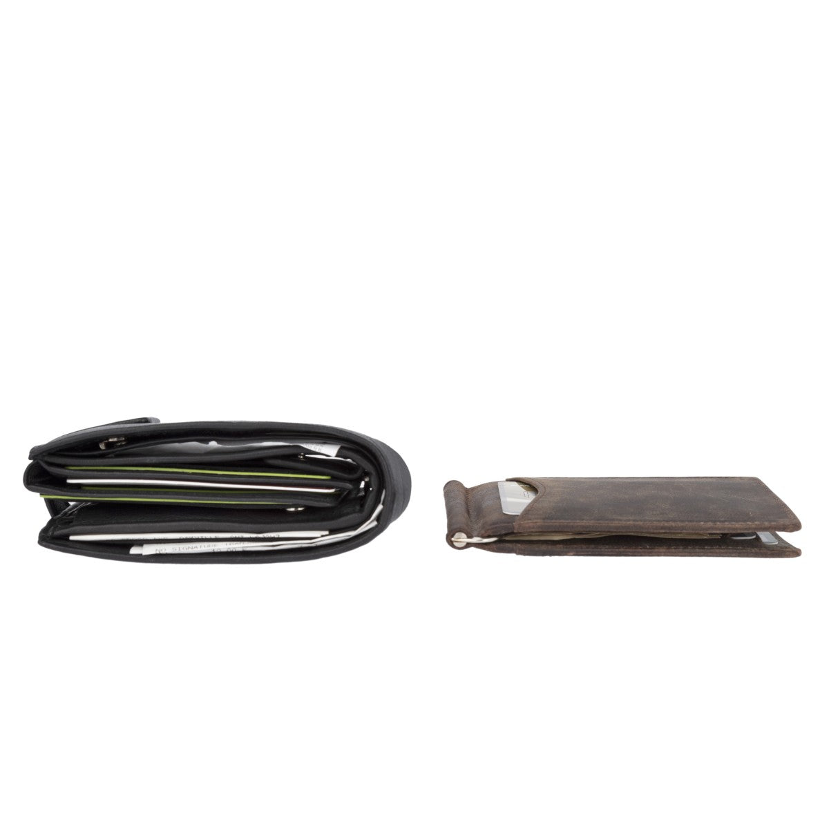 Money Clip Leather Holder Wallet SD 002