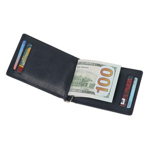 Money Clip Leather Holder Wallet SD 002