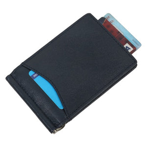 Money Clip Leather Holder Wallet SD 002