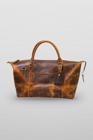 Trailblazer Leather Handcrafted Duffle Bag