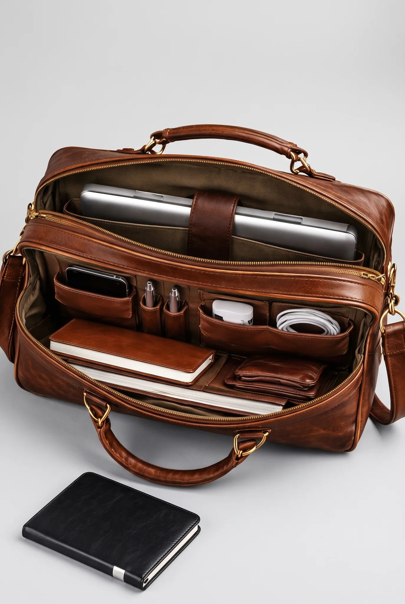 Elite Messenger Bag Vintage - front