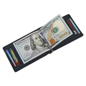 Money Clip Leather Holder Wallet SD 002