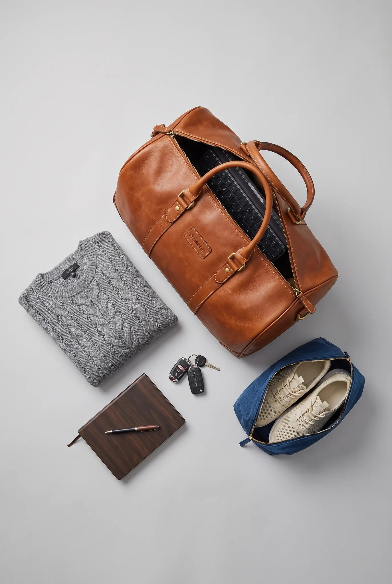 Journey Leather Duffel Bag