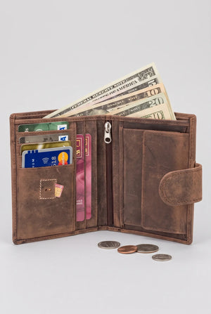 Men's RFID Secure Bifold Travel Holder SD 014