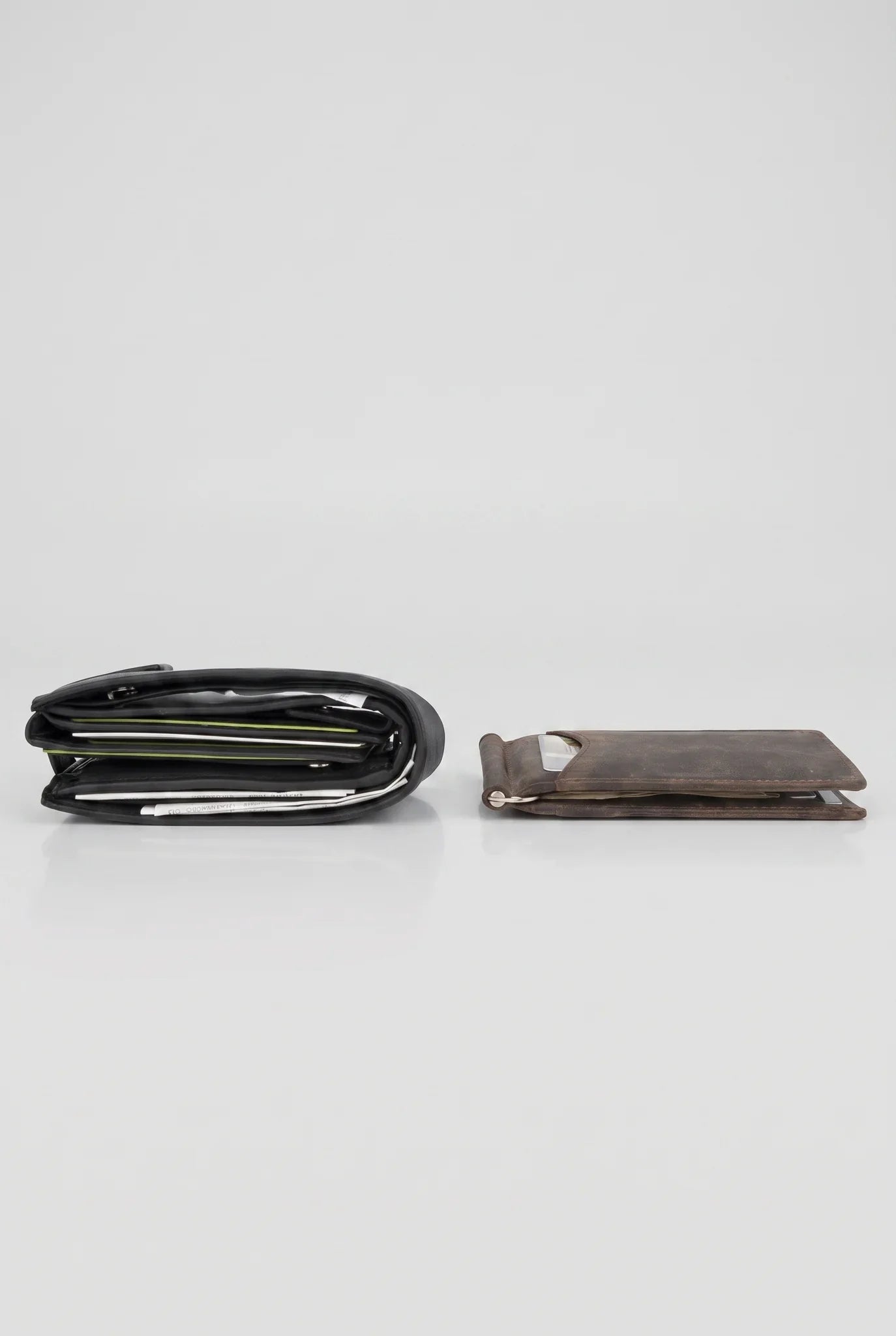 Money Clip Leather Holder Wallet SD 002