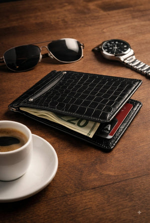 Money Clip Leather Holder Wallet SD 002 – view 4