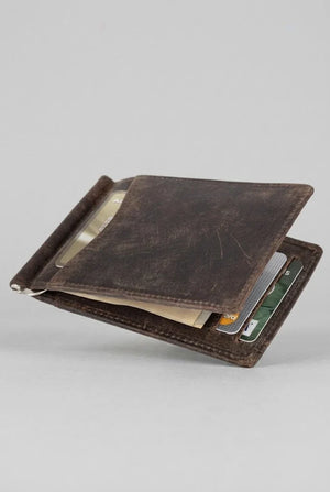Money Clip Leather Holder Wallet SD 002