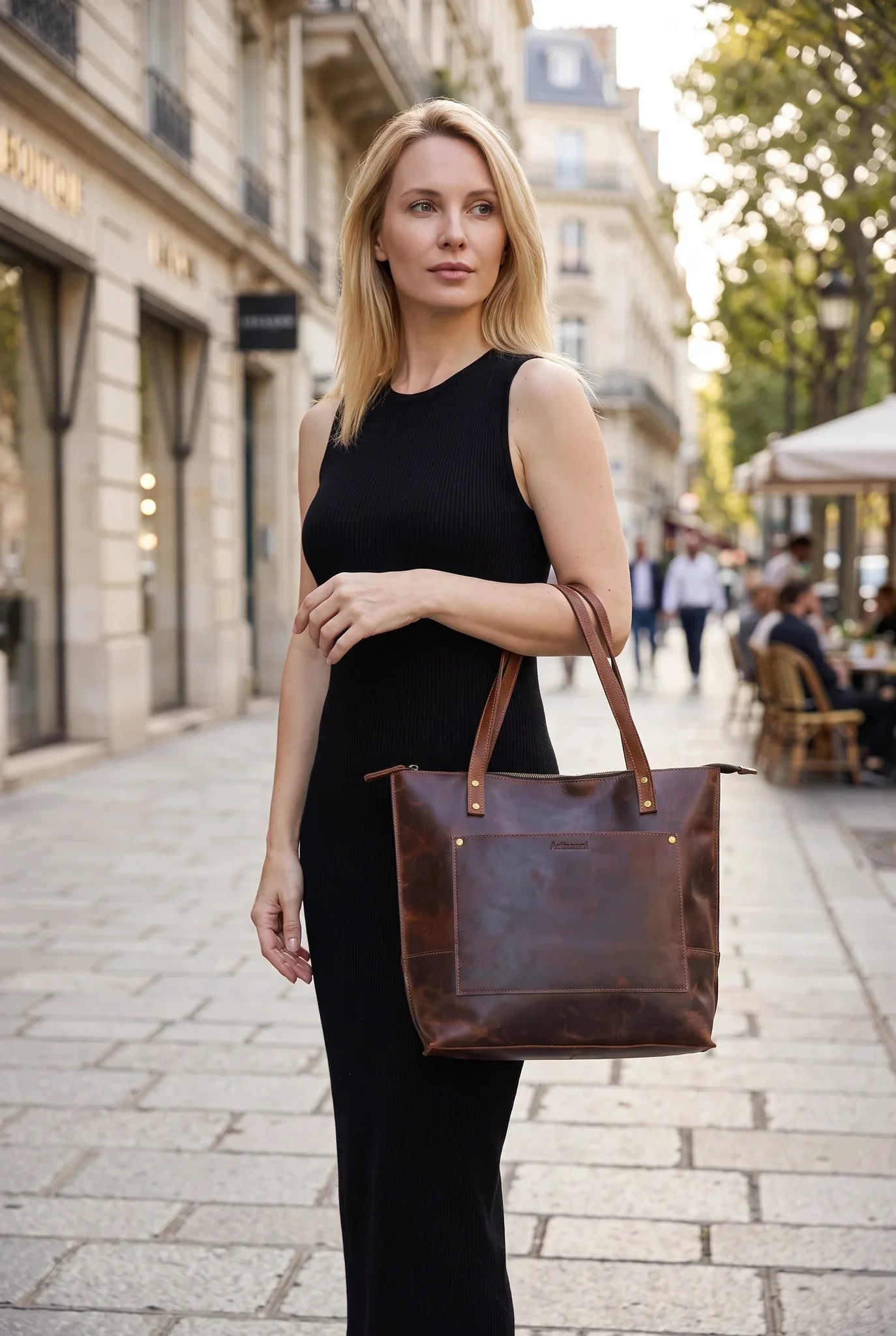 Mordernist Classic Tote Purse SD 066 (Western)
