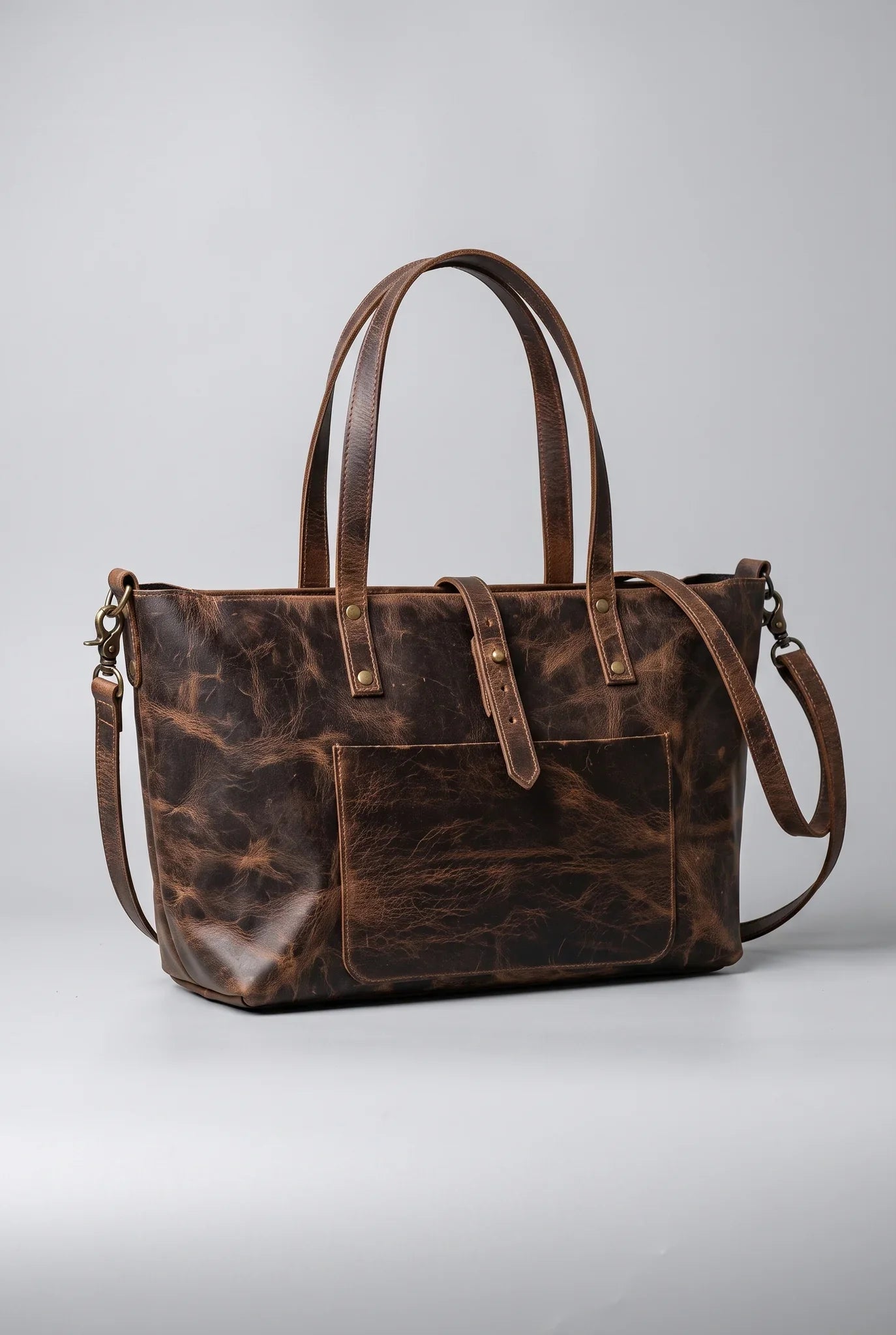 Mordernist Leather Classic Tote Purse SD 066 (Retro)