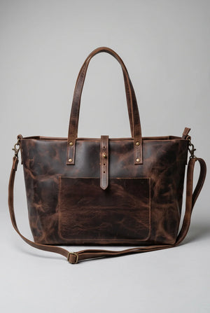 Mordernist Leather Classic Tote Purse SD 066 (Retro)