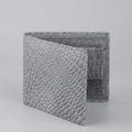 Nappa Bifold Slim Wallet Croco SD 032 - grey
