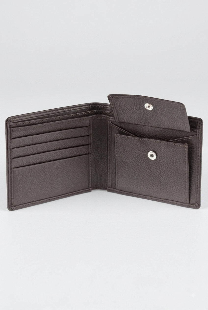 Nappa RFID Secure Bifold with Coin Pocket – Artizanni Leather