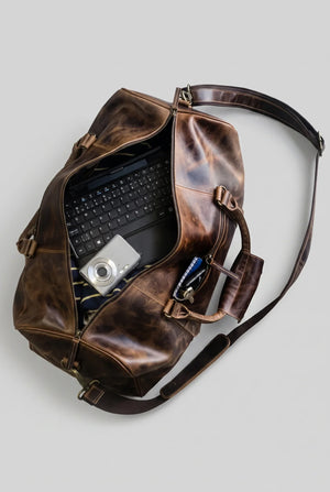 Nomad Leather Weekender Travel Bag MK 081