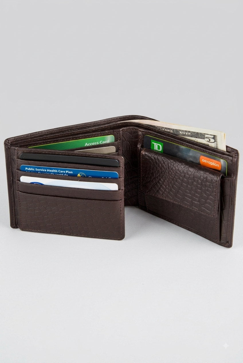 Normad Leather Wallet (Croco Pattern) SD 032 – view 2