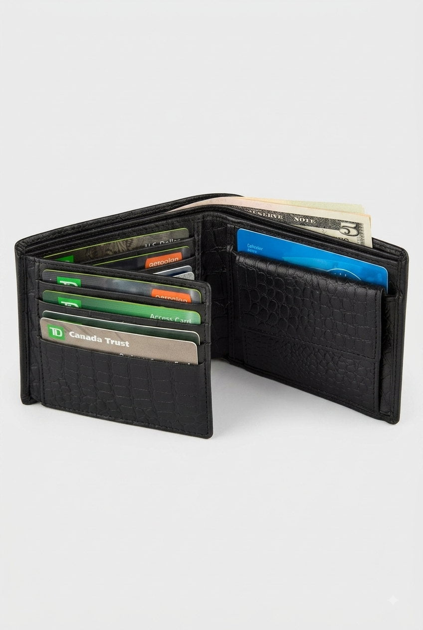 Normad Leather Wallet (Croco Pattern) SD 032 – view 4