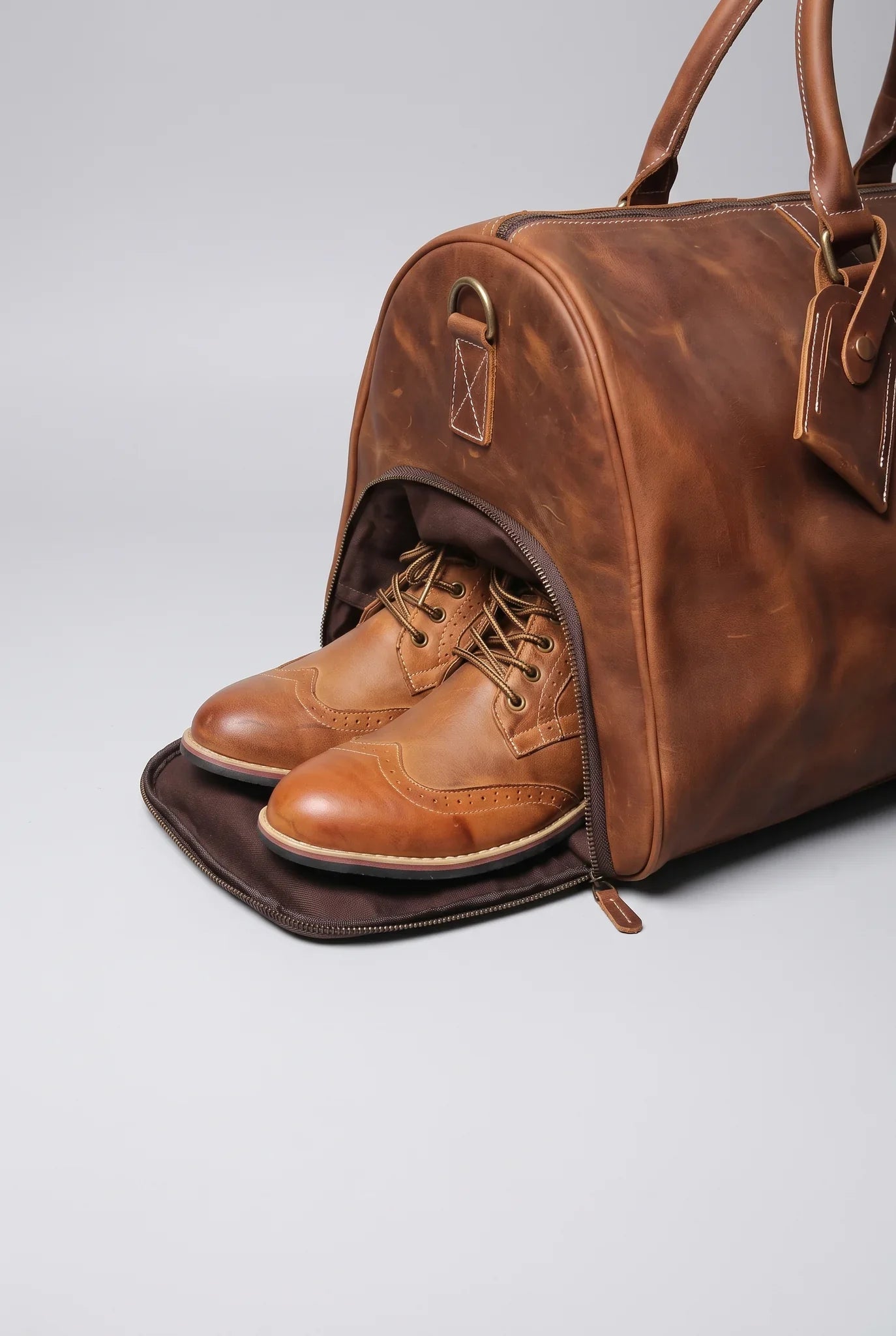 Oakridge Weekender Bag 083 (Vintage Tan)