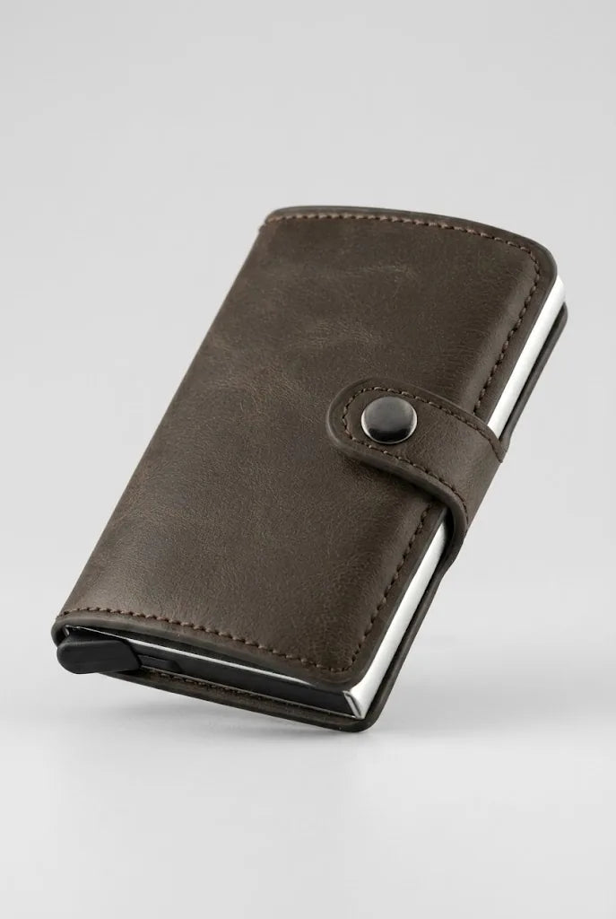 Pop up RFID Card Holder SD 024 Cognac