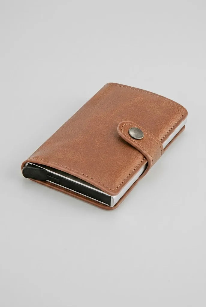 Pop up RFID Card Holder SD 024 Cognac
