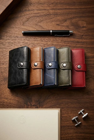 Pop up RFID Card Holder SD 024 Cognac
