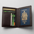 RFID Secure Passport Bifold Holder Case SD 017 (Coffee)