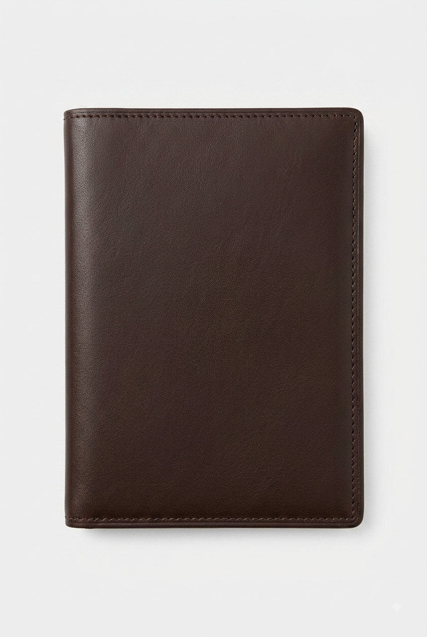 RFID Secure Passport Bifold Holder Case SD 017 (Coffee) – view 5
