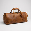 Roamer Leather Duffel Bag (Cognac)