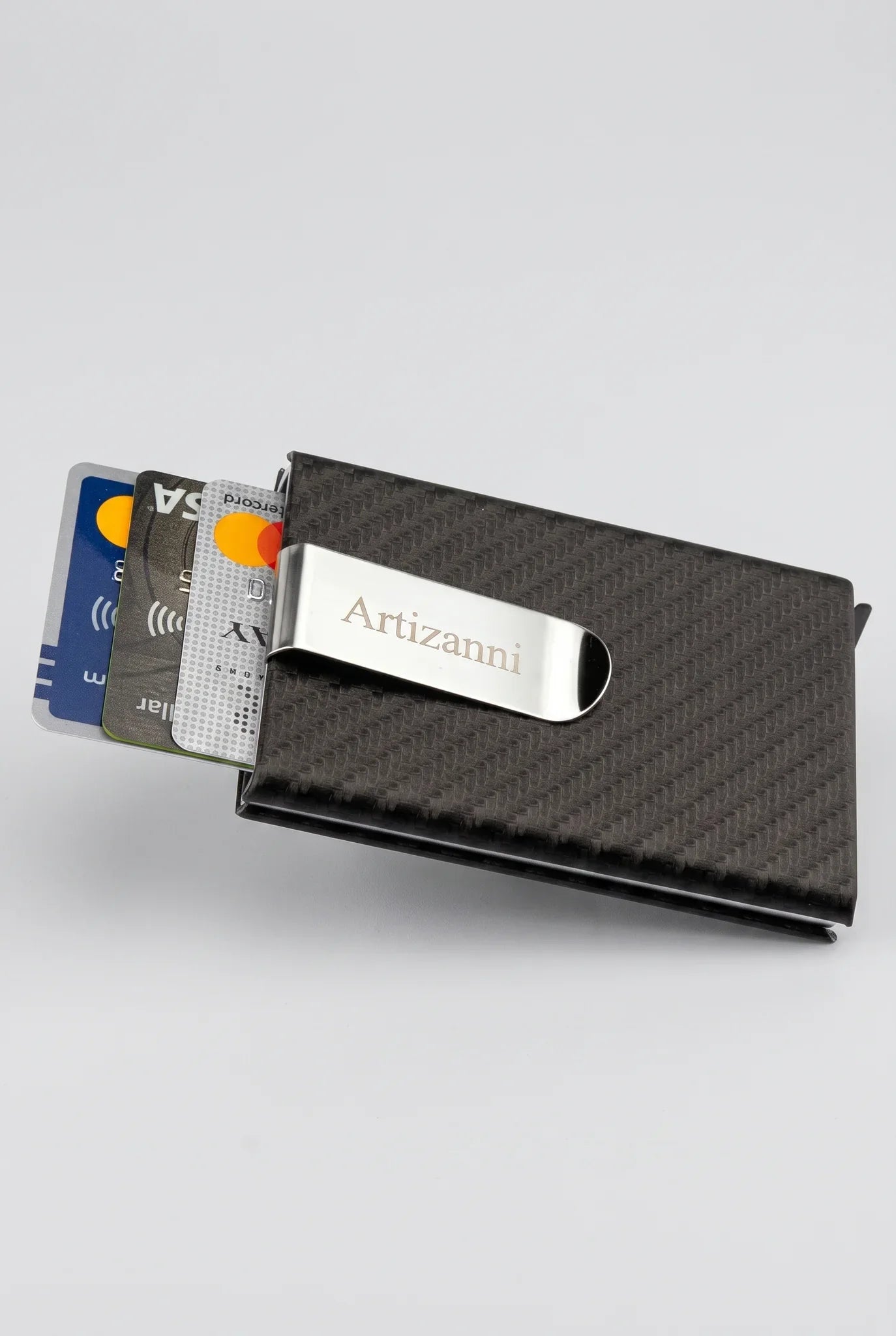 Slim Wallets Aluminum Carbon Fiber Wallet SD 023