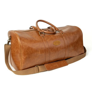 Journey Bag Leather Duffel Bag, Womens Mens Travel Bag