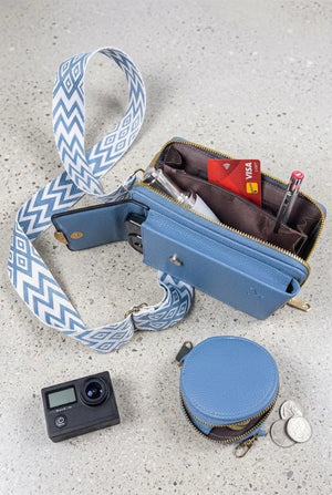 Vegan Crossbody Bag Guitar Strap SD 074