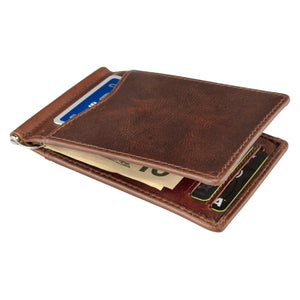 Money Clip Leather Holder Wallet SD 002